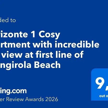 Horizonte 1 Cosy With Incredible Sea View At First Line Of 公寓 丰希罗拉