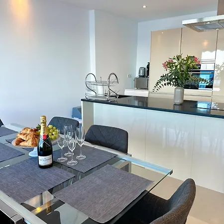 公寓 Horizonte 1 Cosy With Incredible Sea View At First Line Of *