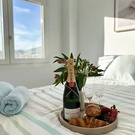 公寓 Horizonte 1 Cosy With Incredible Sea View At First Line Of 丰希罗拉